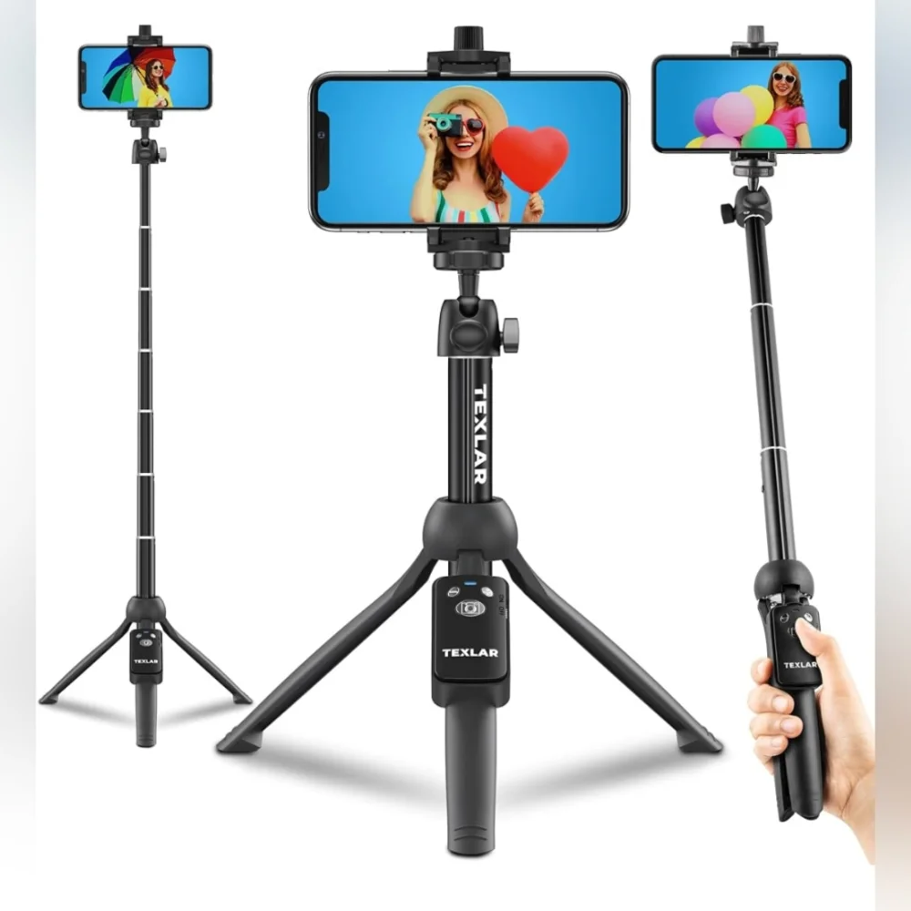 Portable Selfie Stick Tripod 48 in. for mobile phones